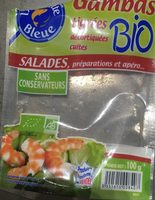 Gambas tigrées décortiquées cuites BIO