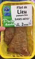 Filet de lieu panure bio