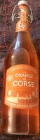 Boissons gazeuses saveur orange de corse