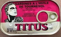 Sardines à l’huile de tournesol