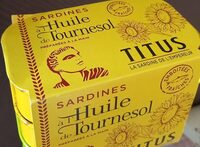 TITUS Sardines à l'huile de Tournesol