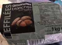 Amandes blanches effilées