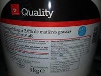Fromage blanc a 2,8%