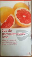 Jus de pamplemouse rose