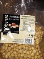 Noisettes blanchies émondées