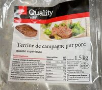Terrine de campagne pure porc