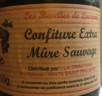 Confiture Extra Mûre Sauvage