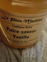 Confiture poire vanille