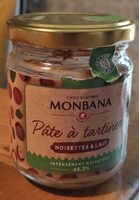 Pâte à tartiner noisettes et lait