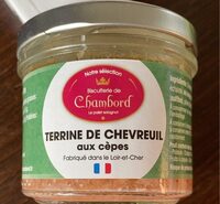 Terrine de chevreuil aux cèpes