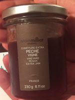 Confiture Extra Peche Vigne
