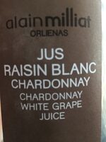 Jus de raisin blanc