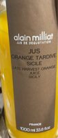 Jus orange tardive sicile