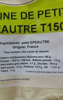 Farine petit épeautre T150