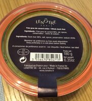 Foie gras de canard entier