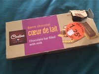 Barre chocolat coeur de lait