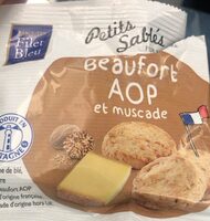 Petits sablés Beaufort AOP et muscade