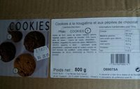 Cookie nougatine chocolat