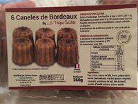 4 x 6 Canelés de Bordeaux