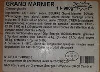 Crème Glacée  -  Grand Marnier