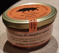Terrine de sanglier nature