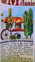 Madeleines pâtisserie