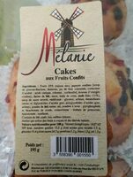 Cakes aux fruits confits