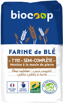 Farine de blé T110 semi-complète