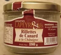 Rillettes de canard à la châtaigne