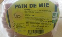 Pain de mie bio