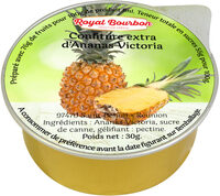 Coupelle confiture ananas 30g royal bourbon x 144