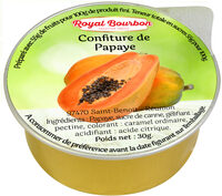 Coupelle confiture papaye 30g royal bourbon x 144