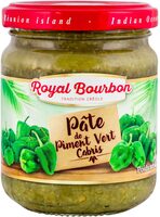 Pate de piment vert cabris