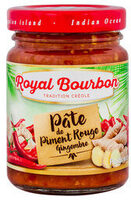 Pate de piment rouge gingembre mangue