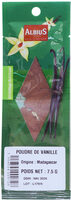Vanille poudre sachet