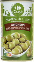 Olives à la farce aux anchois