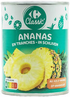 Ananas au jus d'ananas