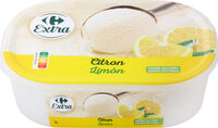Helado sorbete de limón