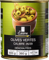 4 / 4 Olive Verte Denoyautee 26 / 29 En Cuisine