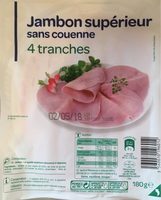 Jambon cuit supérieur sans couenne