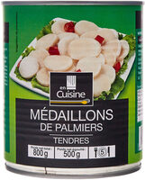 Médaillons de palmiers tendres