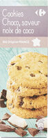 Cookies aux pépites de chocolat & saveur noix de coco