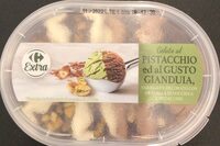 Gelato al pistacchio ad al gusto gianduia
