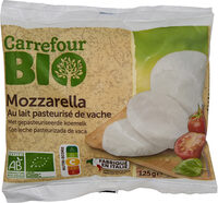 Mozzarella au lait pasteurisé de vache