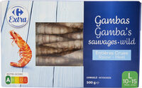 Gambas sauvages - entières crues