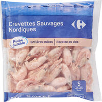 Crevettes nordiques sauvages