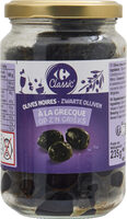 Olives noires À la grecque