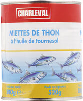 Miettes de thon a l'huile de tournesol