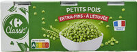 Petits pois Extra-fins À l'étuvée