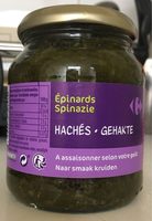 Épinards hachés